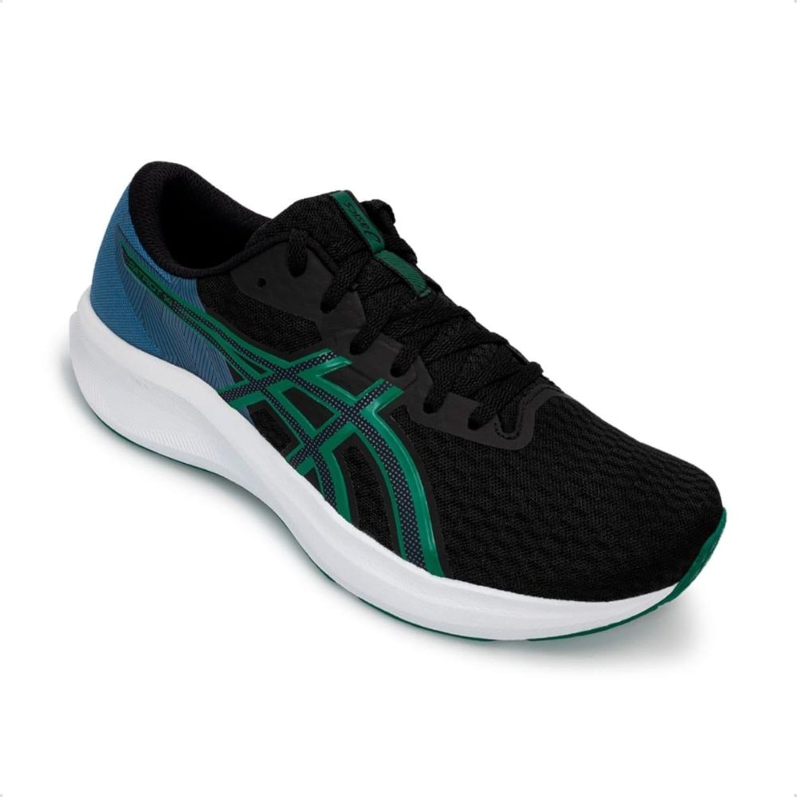 Vista 2 Tênis Asics Masculino Patriot 14 Corrida ASICS azul marinho