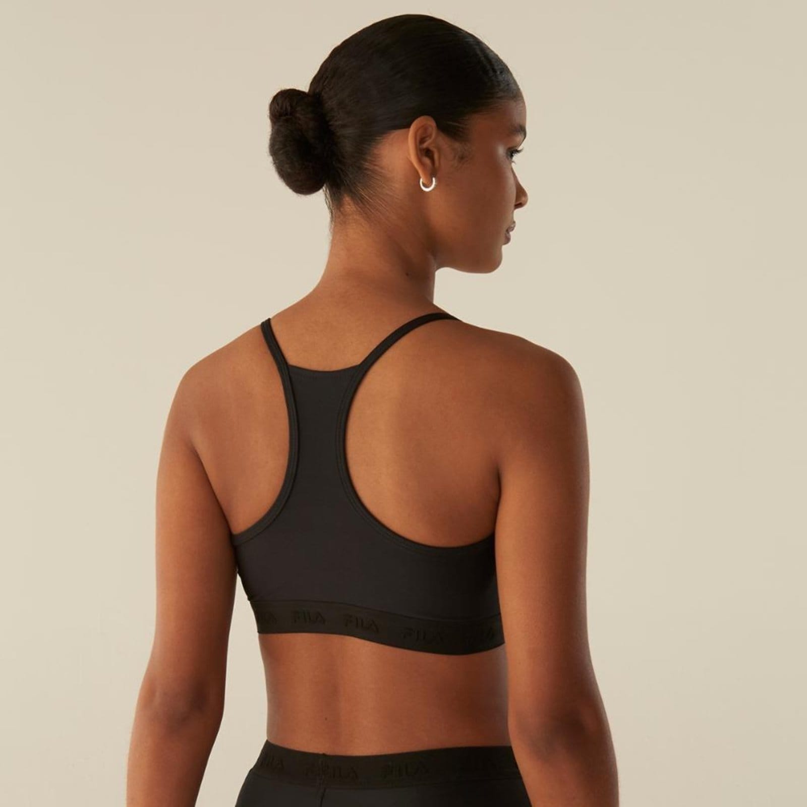 Vista 2 Top Fila Alça Train Elastic V Feminino Fila incolor