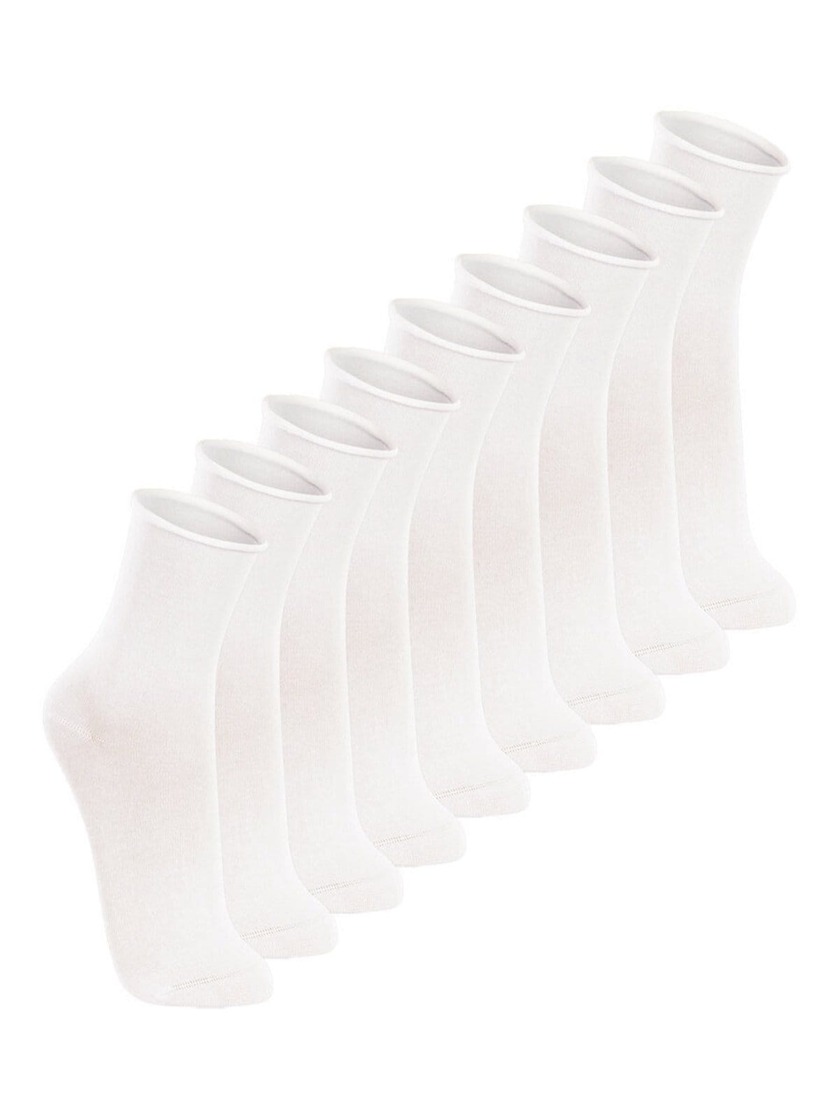 Kit 9 Pares de Meias sem Punho Cano Médio Lupo