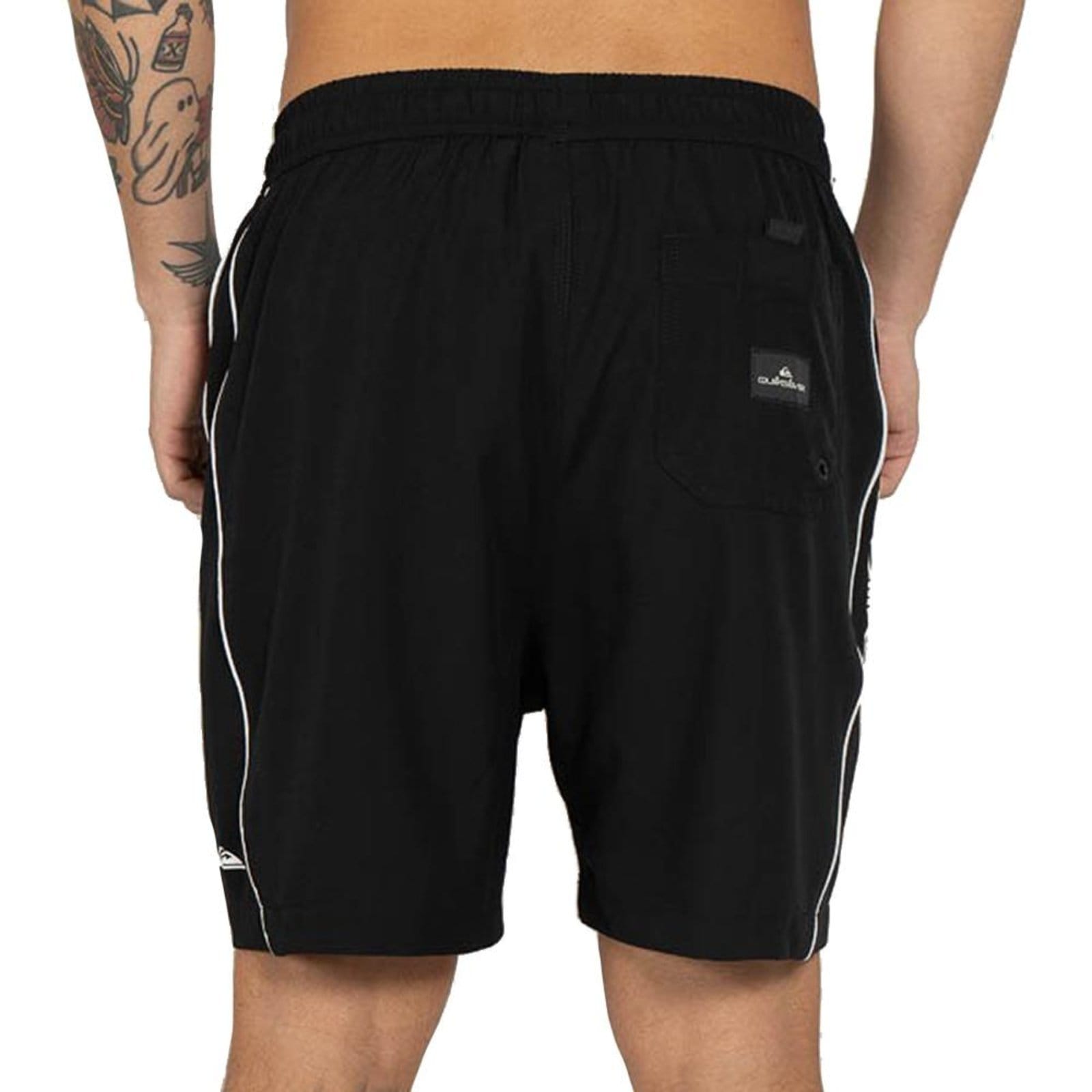 Bermuda Quiksilver Flat Vert 19 SM26 Masculina Preto