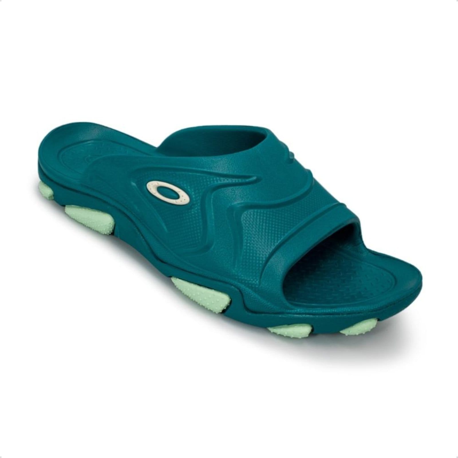 Vista 2 Sandália Oakley Masculina Titan Slide Oakley azul