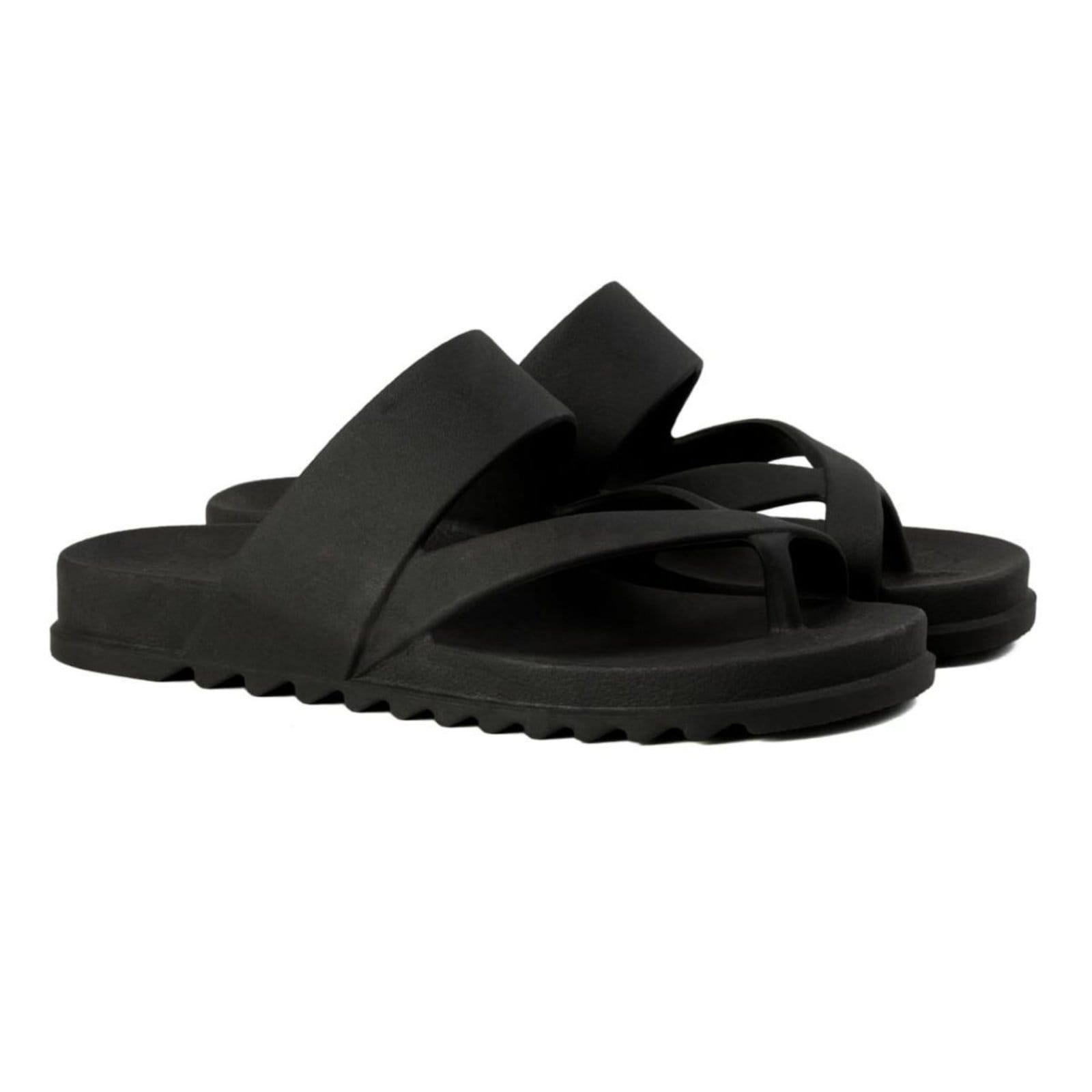 Chinelo Slide Feminino Veritimo Rasteira Casual Papete De Dedo Nuvem Anatômica