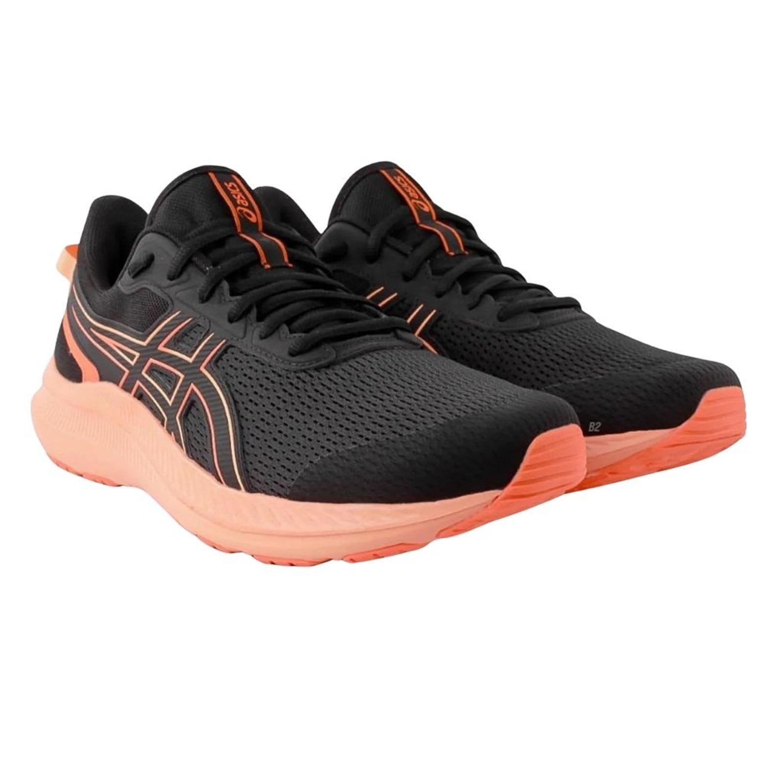 Vista 2 Tenis Asics Jolt 5 Masculino Laranja ASICS preto