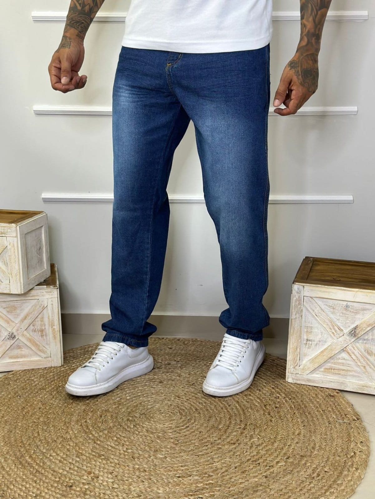 Calça Masculina Jeans Loka Tradicional Jeans