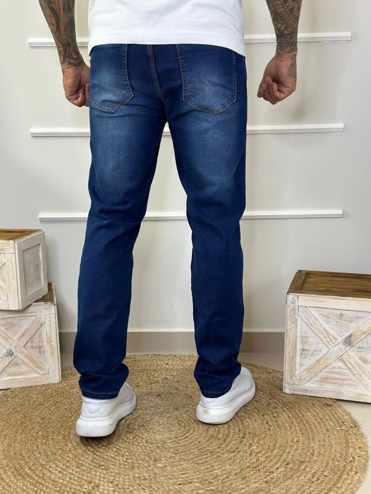 Vista 2 Calça Masculina Jeans Loka Tradicional Jeans Jeans Loka azul