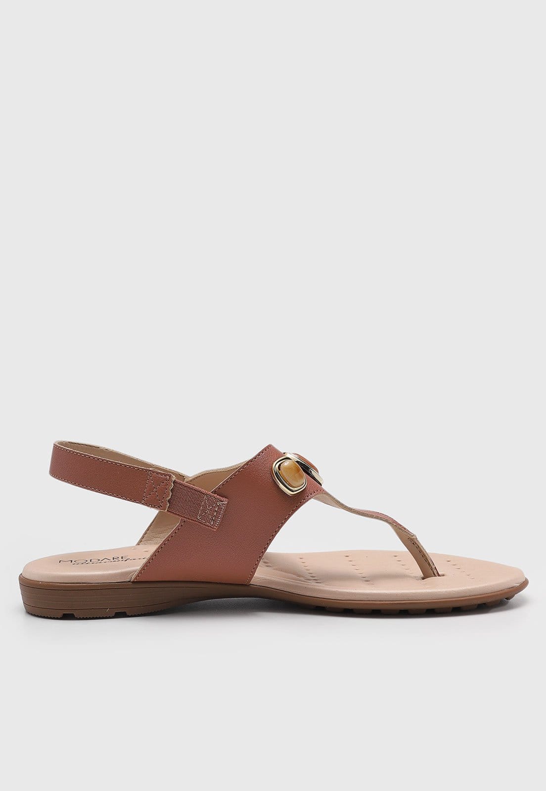 Vista 2 Rasteira Modare Aplicação MODARE rosa