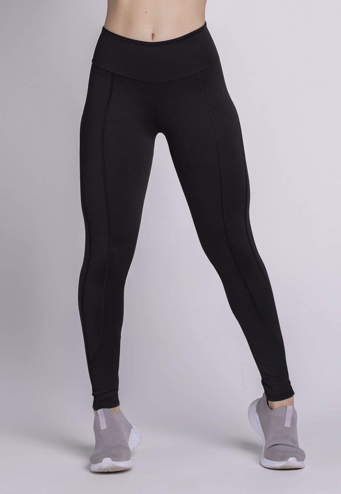 Vista principal Calça Legging Vekyo Montaria Lisa Preta VEKYO preto