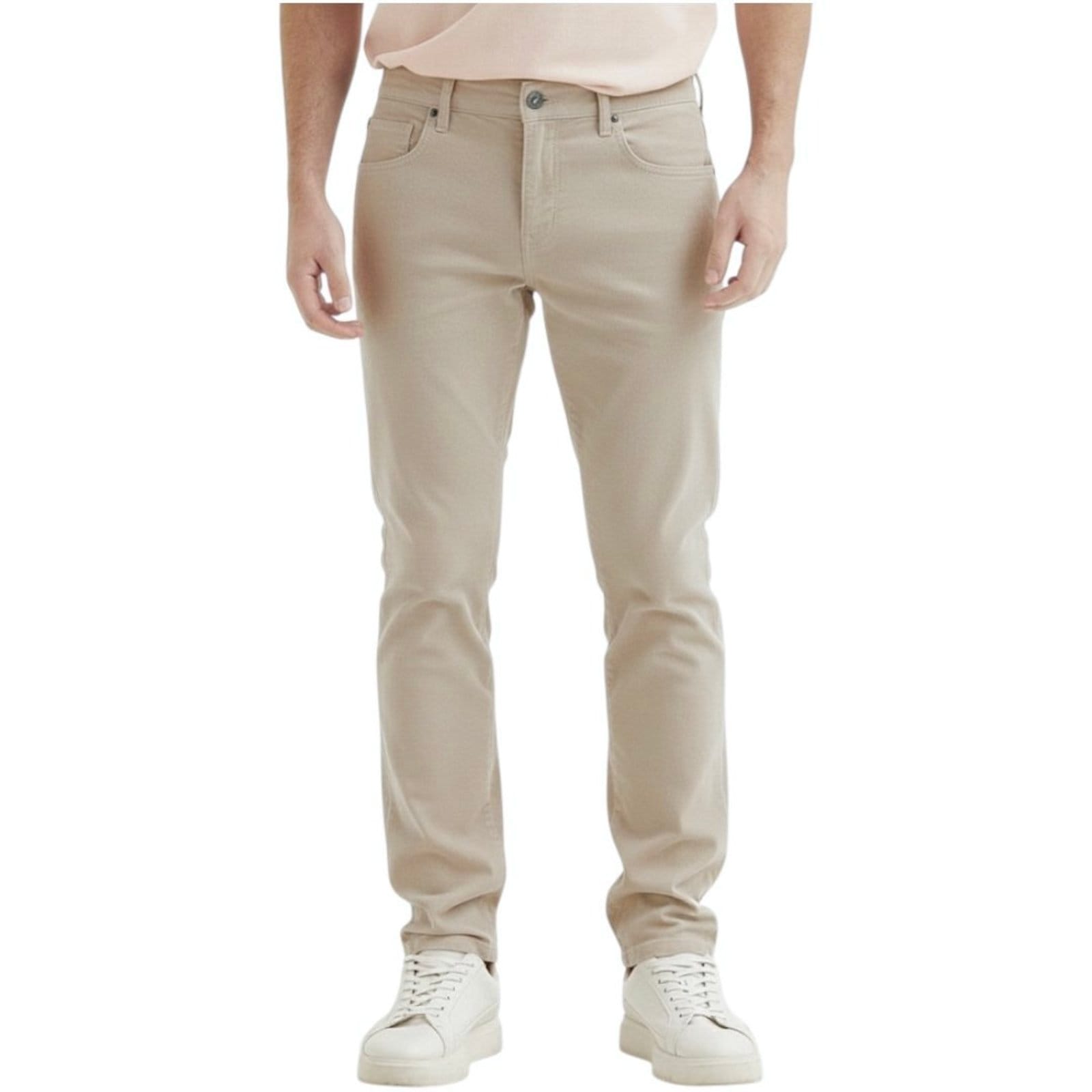 Vista principal Calça Sarja Masculina Gilson Triton Esquilo Triton bege