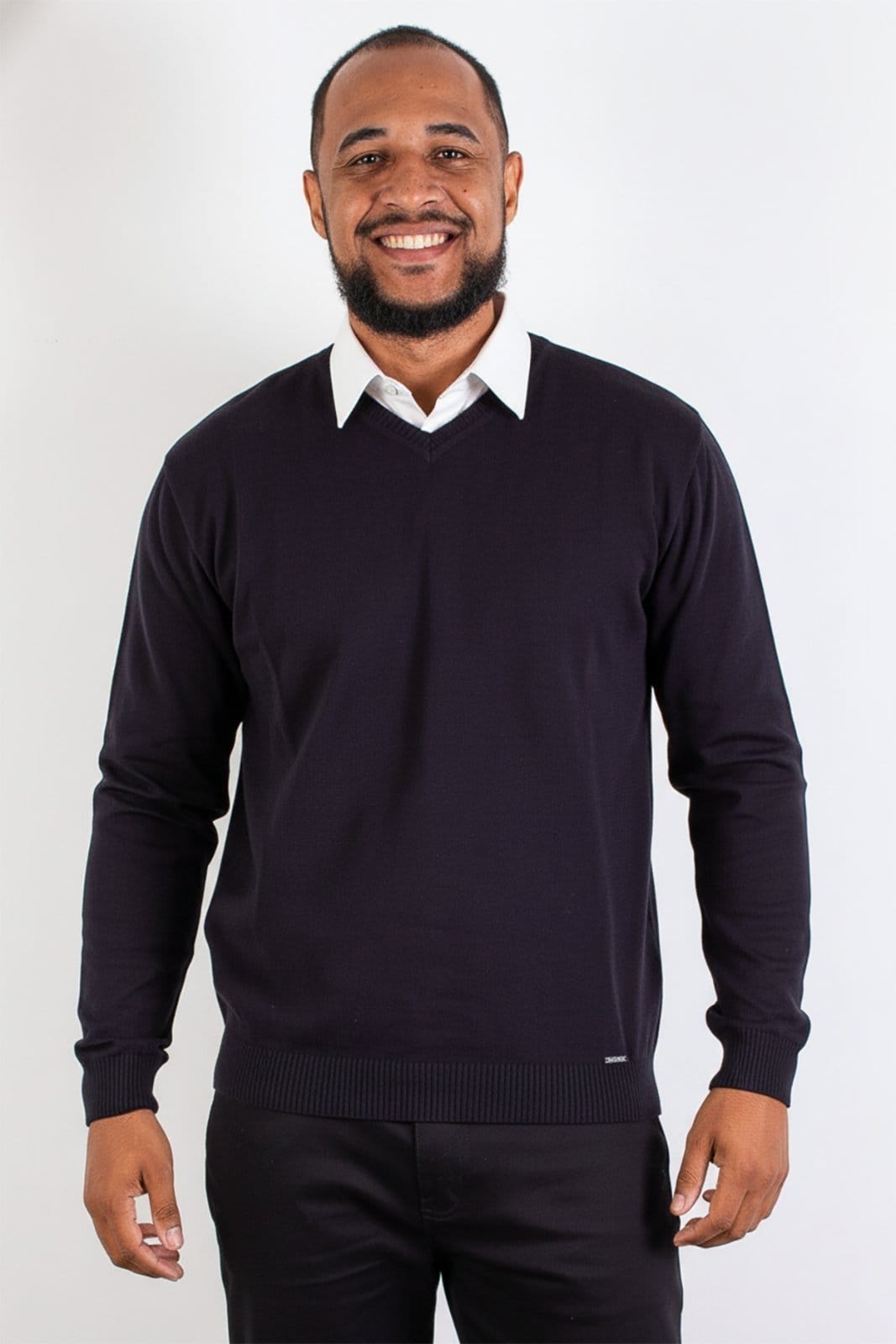 Suéter Enluaze Masculino Gola V De Malha 50001