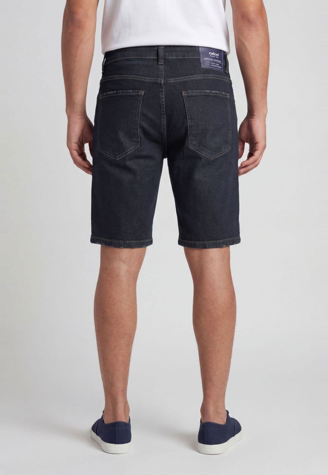 Vista 2 Bermuda Masculina Colcci Davi Colcci azul