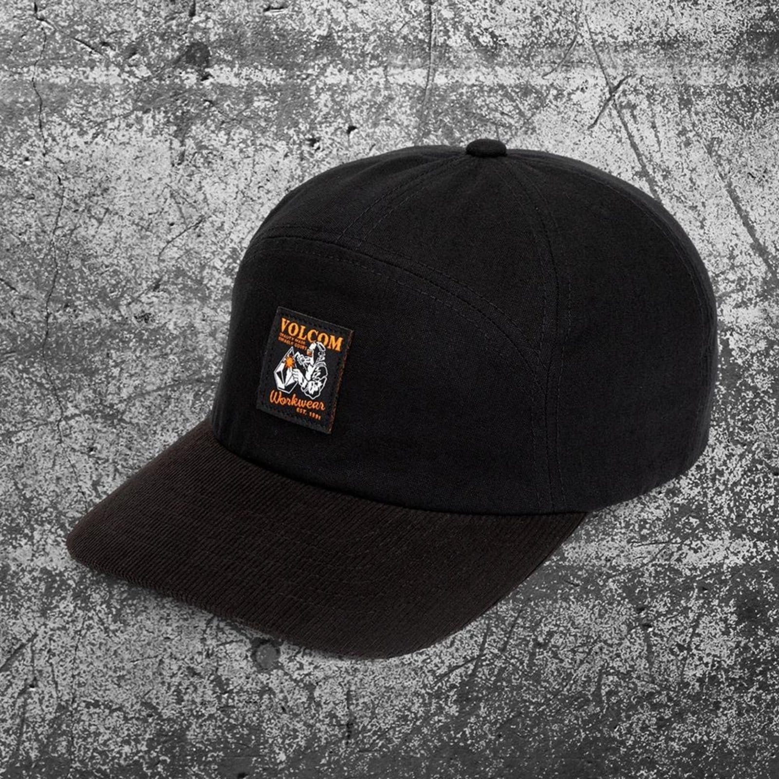 Vista principal Boné Volcom Aba Curva Workwear Welder ADJ WT25 Volcom preto