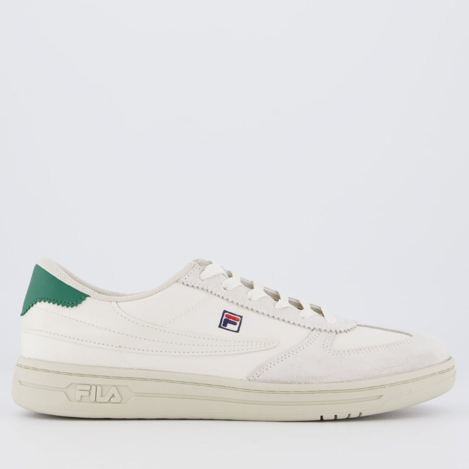 Vista principal Tênis Fila Tennis 88 T-Toe Bege e Verde Fila bege verde