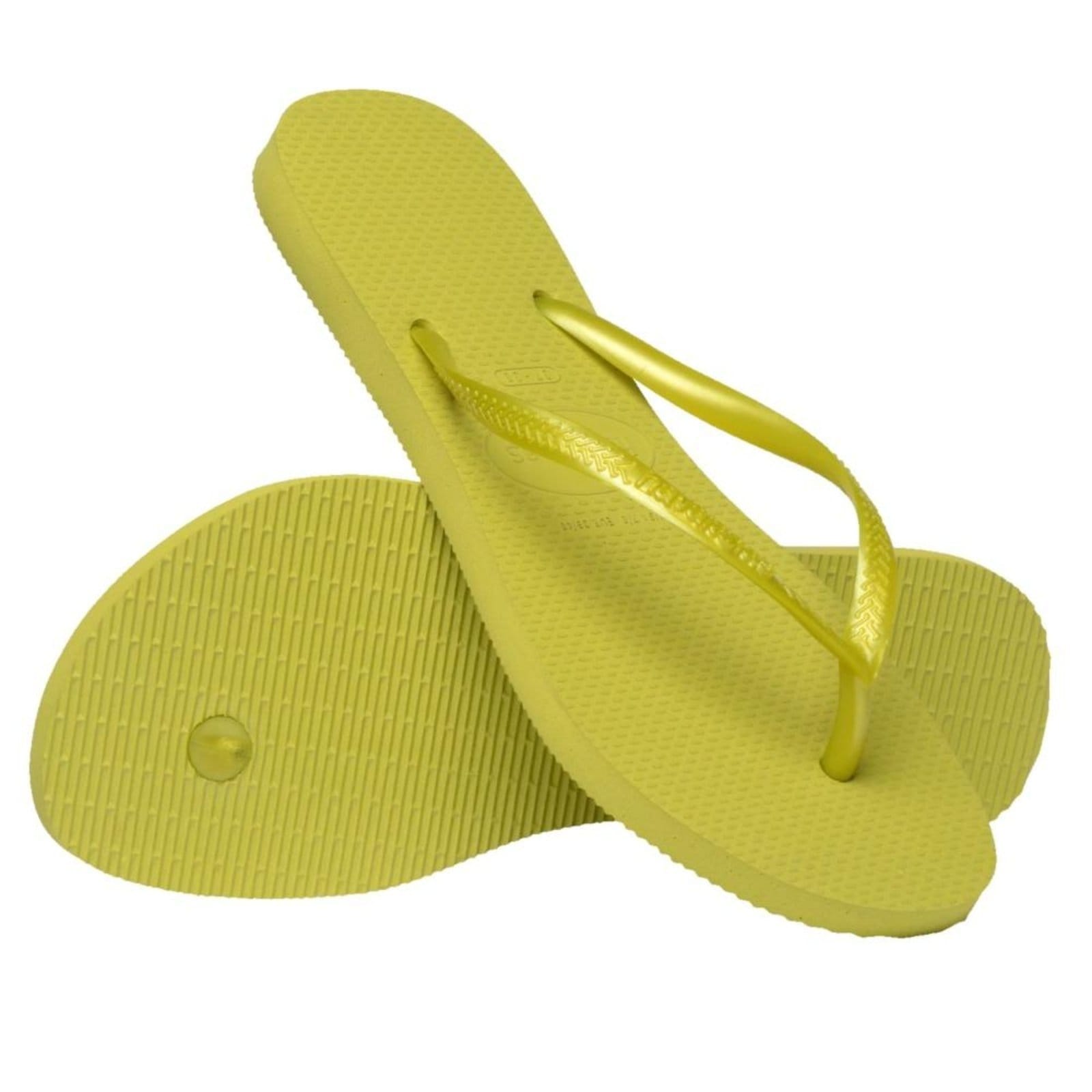 Vista 2 Chinelo Feminino Havaianas Slim Wild Lime Verde Havaianas verde lime