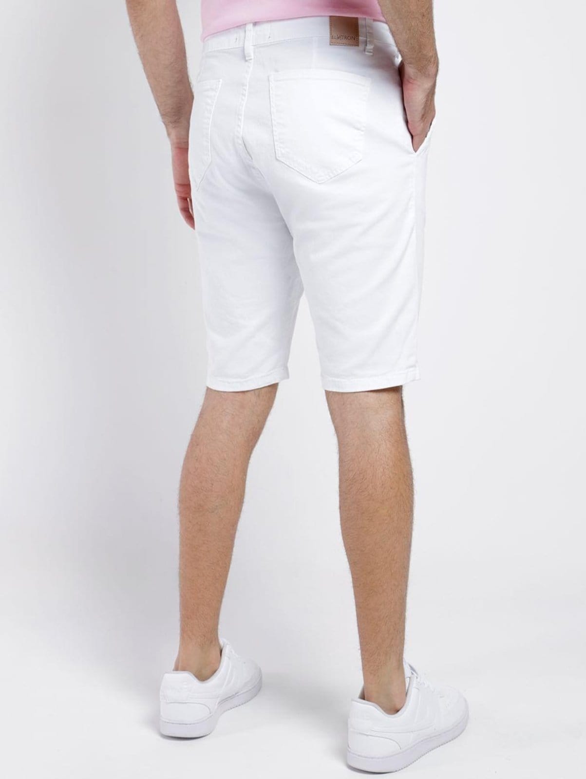 Vista 2 Bermuda Sarja Elétron Masculina Elétron branco