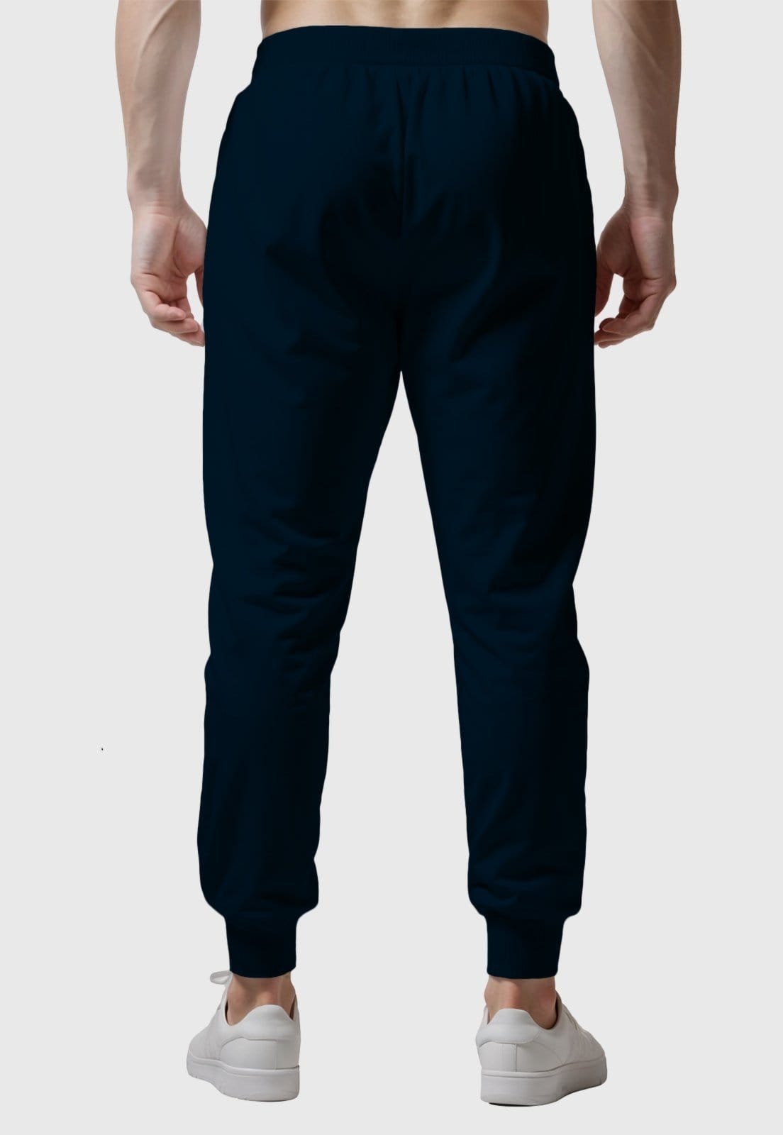 Vista 2 Calça Moletom Masculino Flanelado Liso Marinho Benellys azul marinho