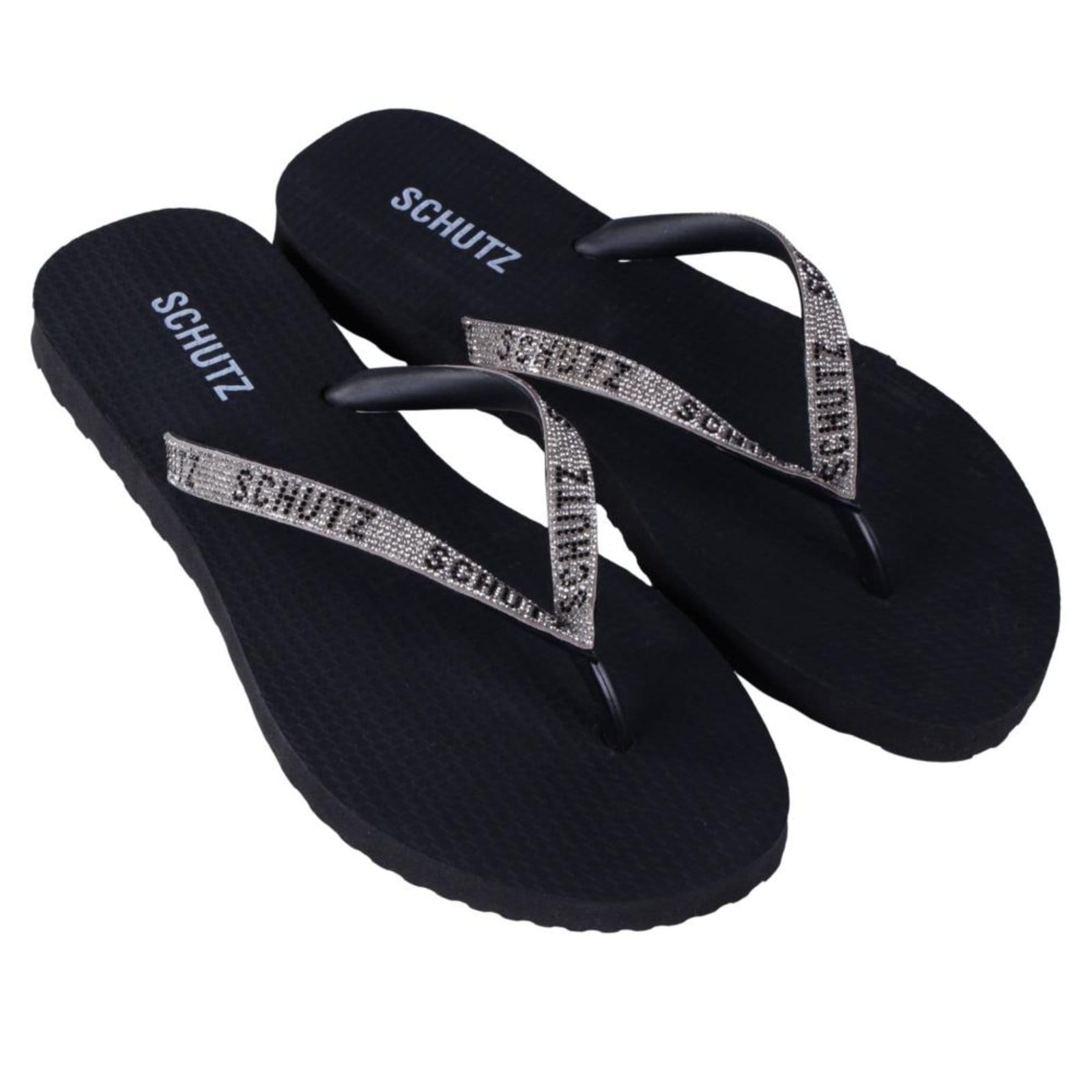 Vista 2 Chinelo Feminino Schutz S222960011 Black Preto Schutz preto black