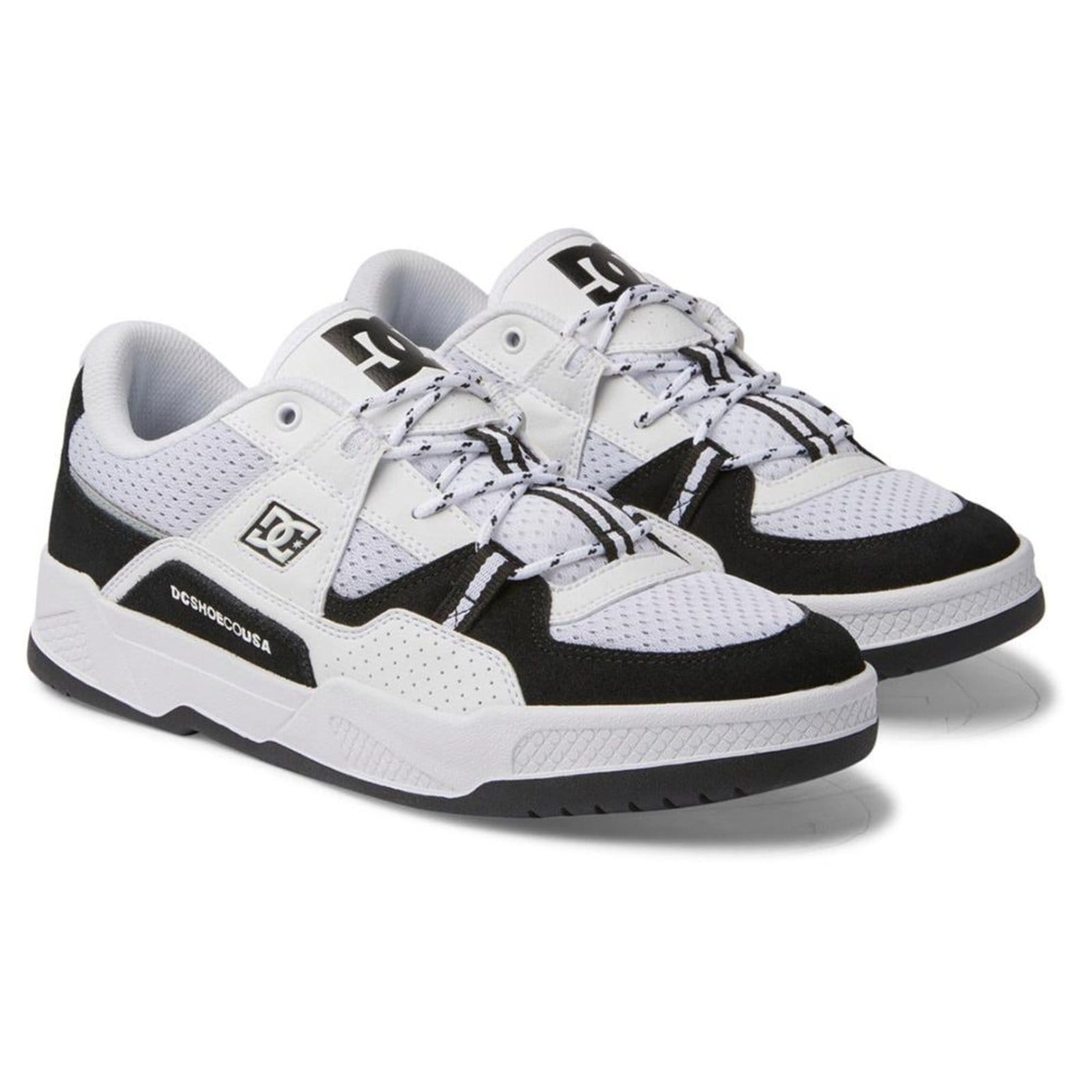 Vista 2 Tênis DC Shoes Construct Imp SM26 Masculino Black/White DC Shoes preto black
