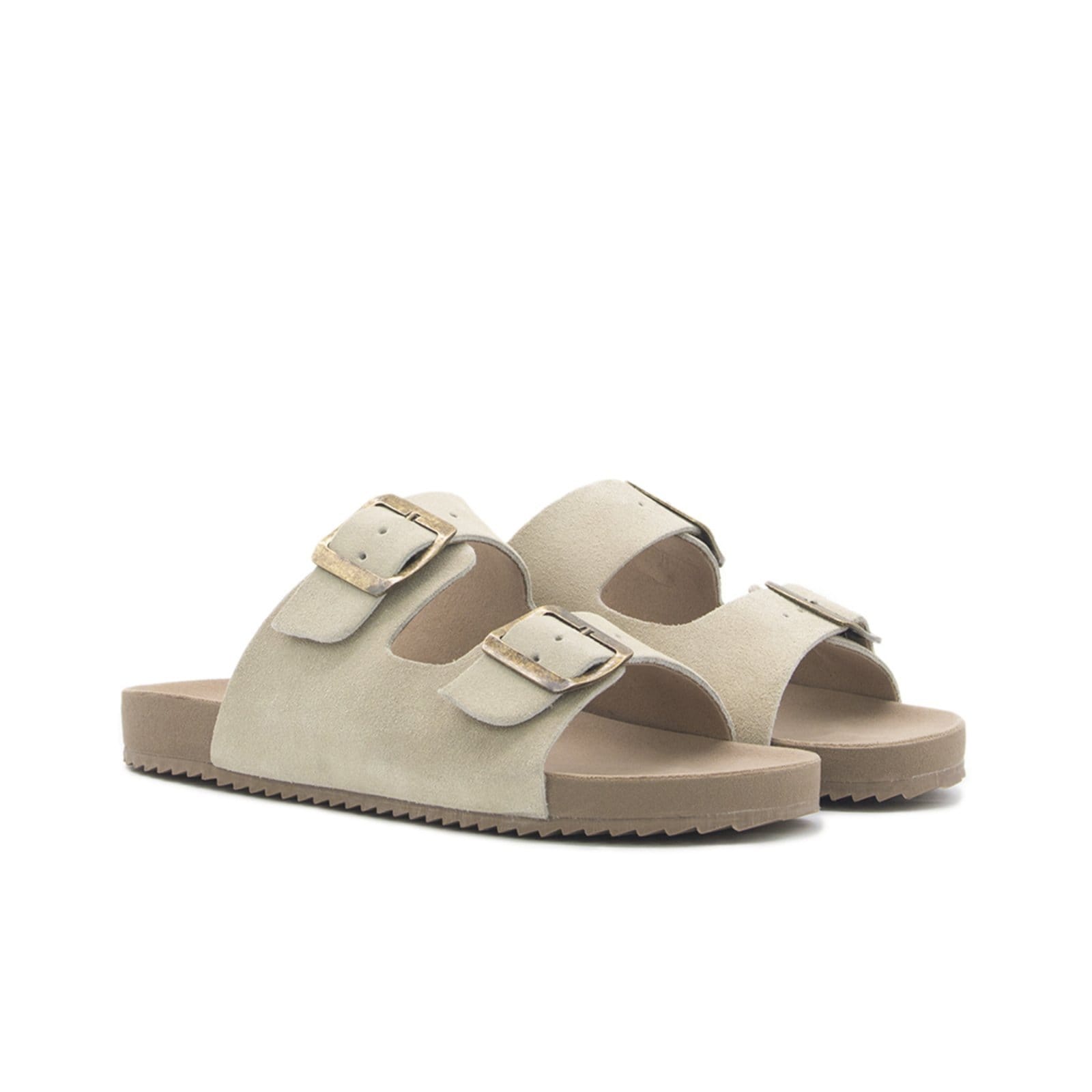 Vista 2 Papete Rasteira Sandalia Couro Off White TELLINI STORE off-white white