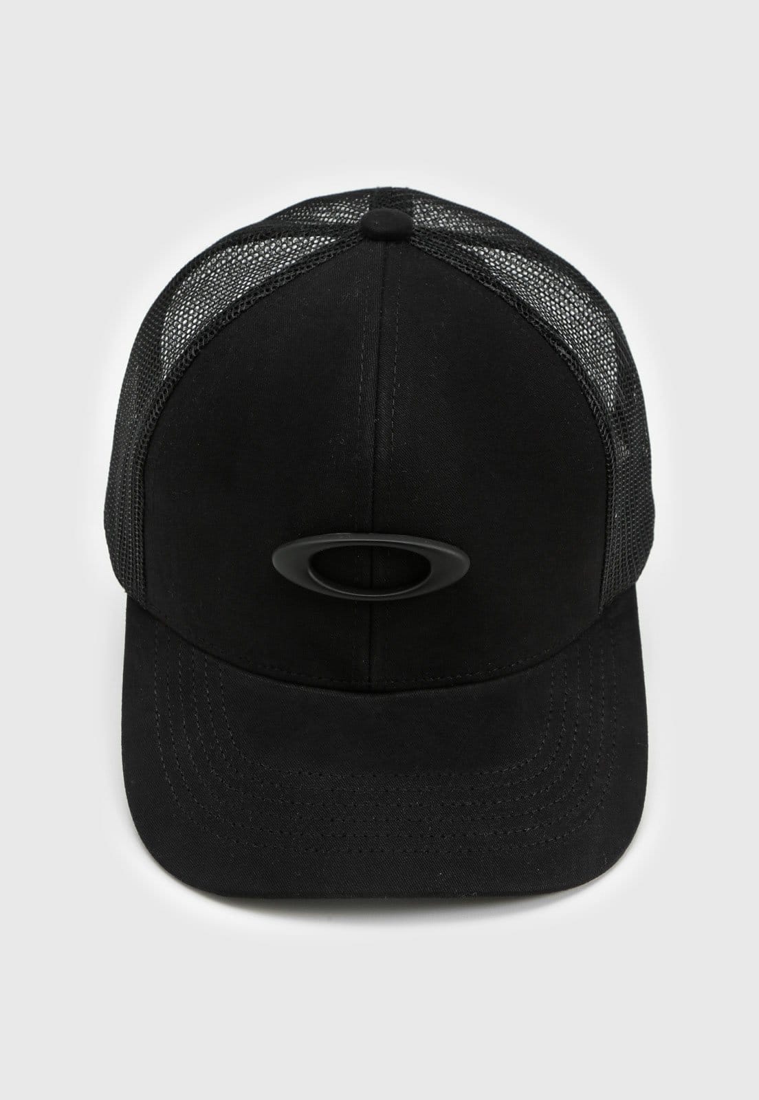 Boné Aberto Oakley Metal Ellipse Trucker Aba Curva