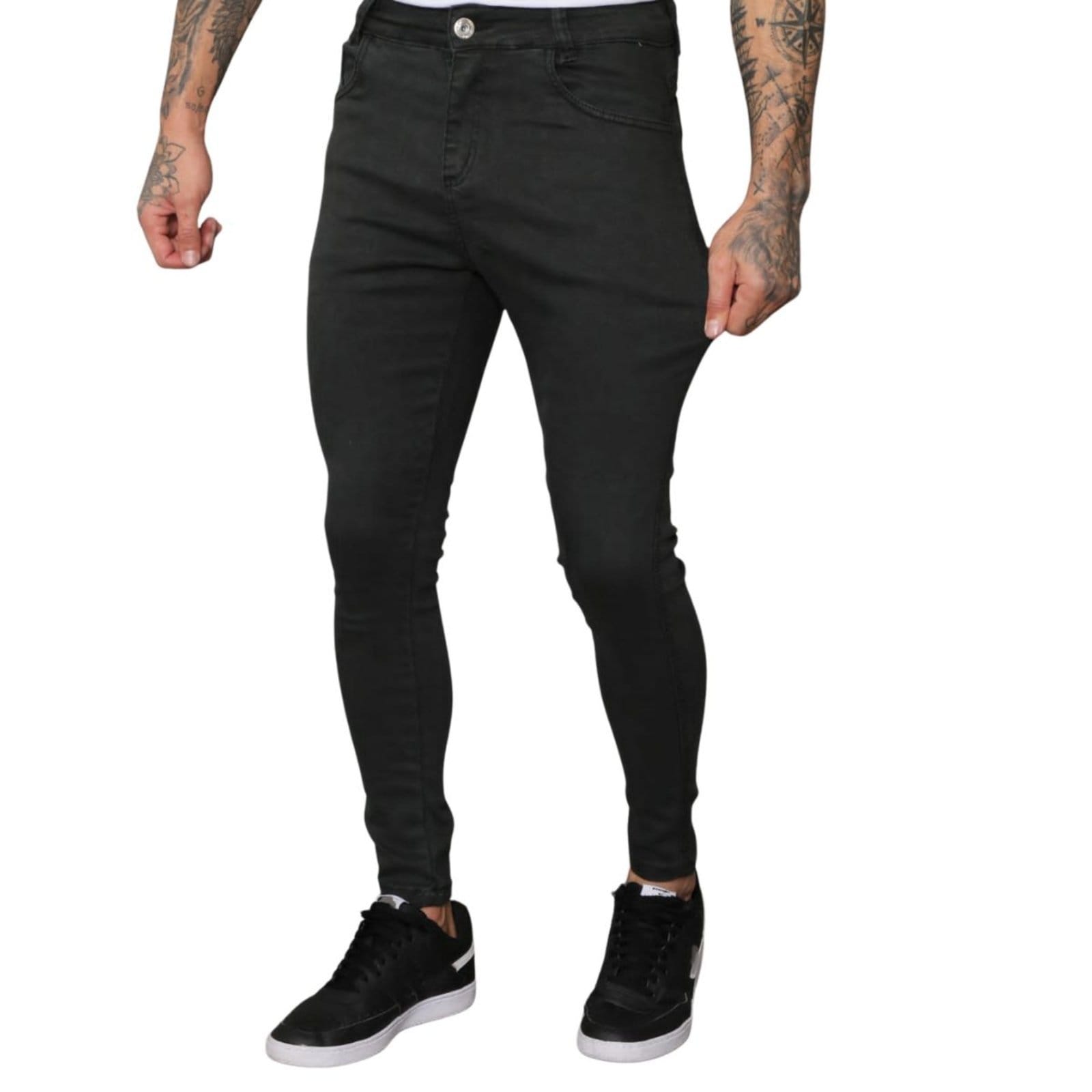 Calça Masculina Sarja Jeans Loka Berlin Super Skinny
