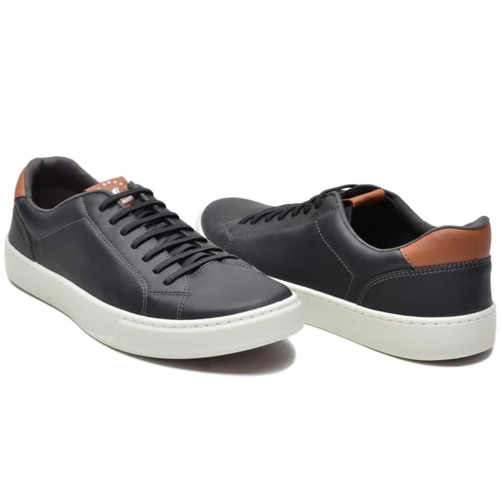 Vista 2 Kit Tênis Casual Anna Andrade Sapatenis Conforto Versátil e Chinelo Slide Nuvem Anna Andrade preto