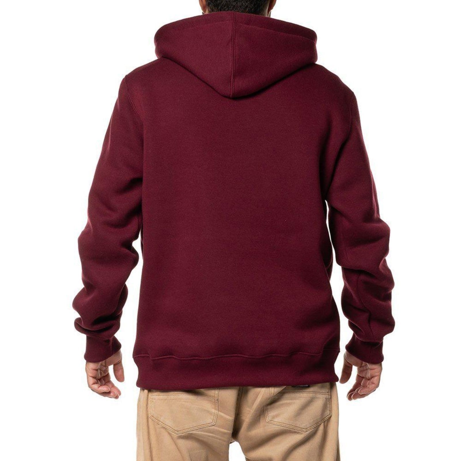 Moletom Quiksilver Canguru Metal Comp Comp Logo WT24 Vinho