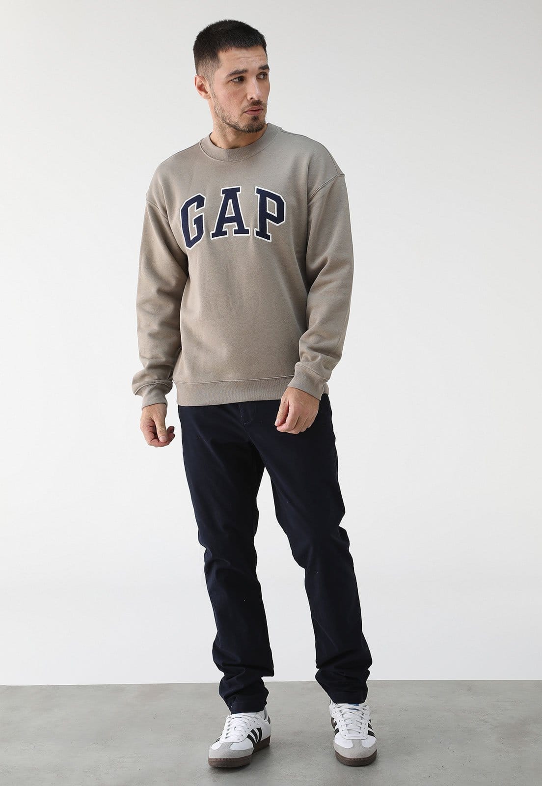 Vista 2 Calça Sarja GAP Slim New Classic Azul-Marinho GAP azul marinho