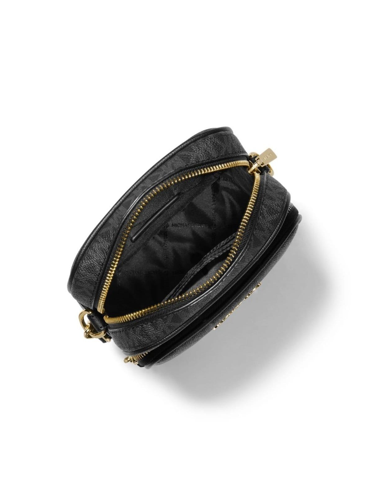 Vista 2 Bolsa Transversal Jet Set Logo Média 35F1gtvc2b001 Michael Kors preto