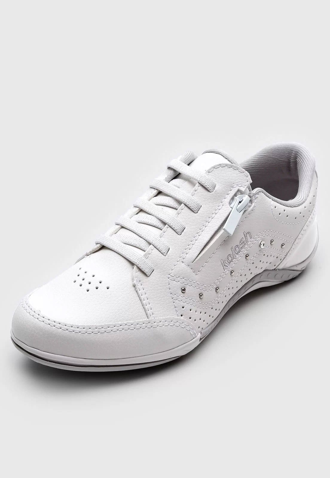 Vista 2 Tênis Kolosh Zíper Kolosh branco