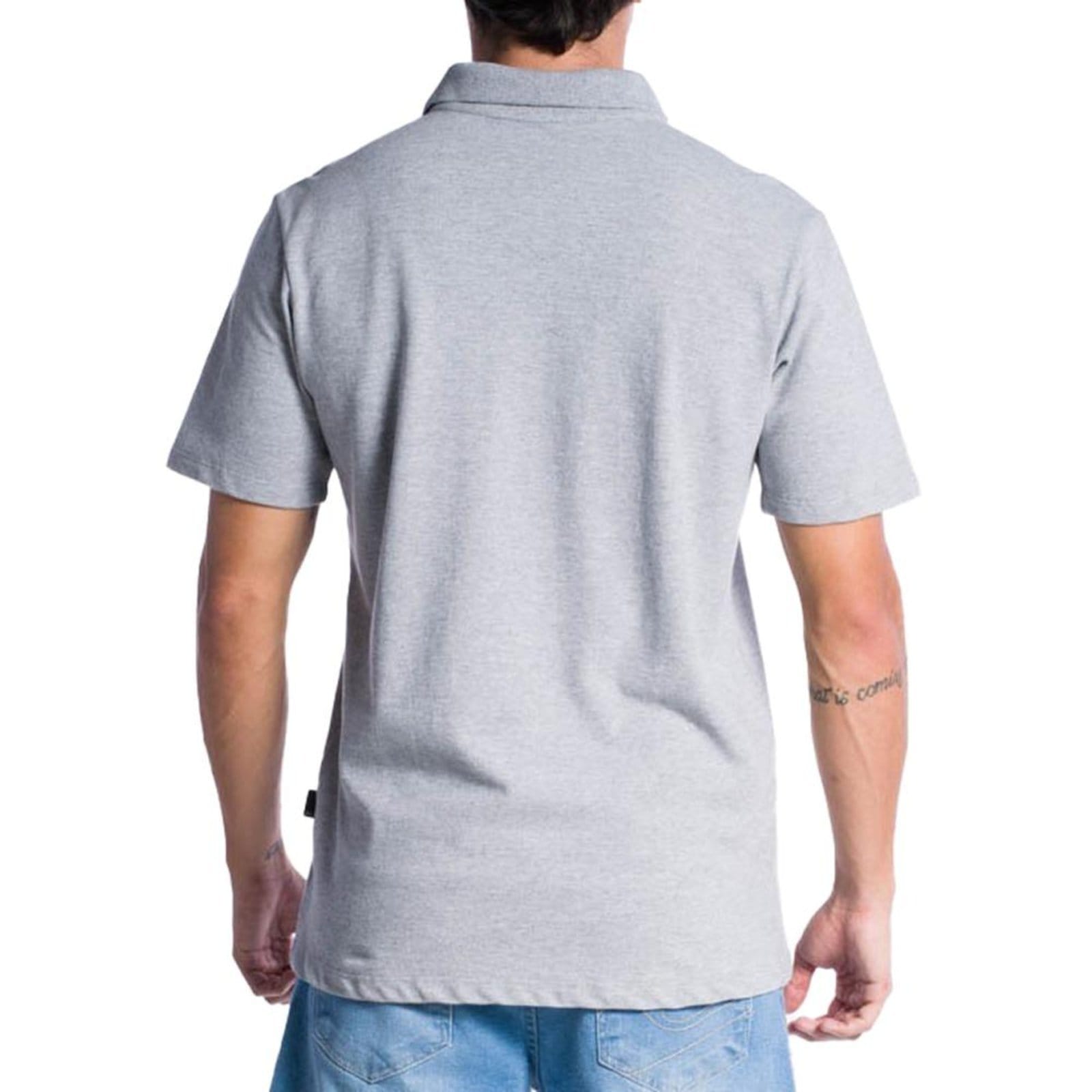 Camisa Quiksilver Polo Embroidery Piquet SM24 Mescla