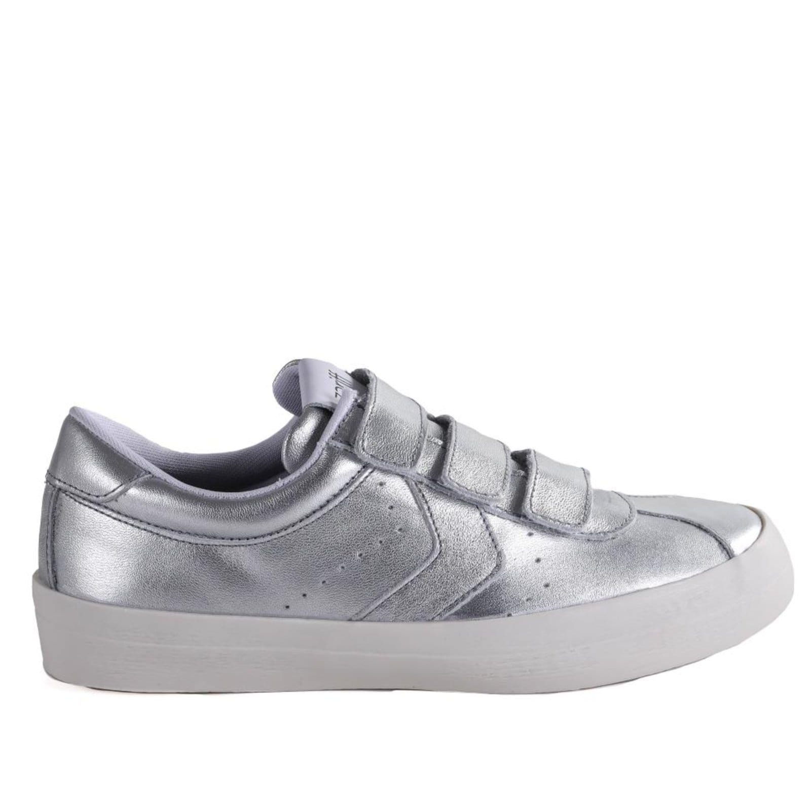 Vista principal Tênis Feminino Zariff Metalizado Prata Zariff incolor