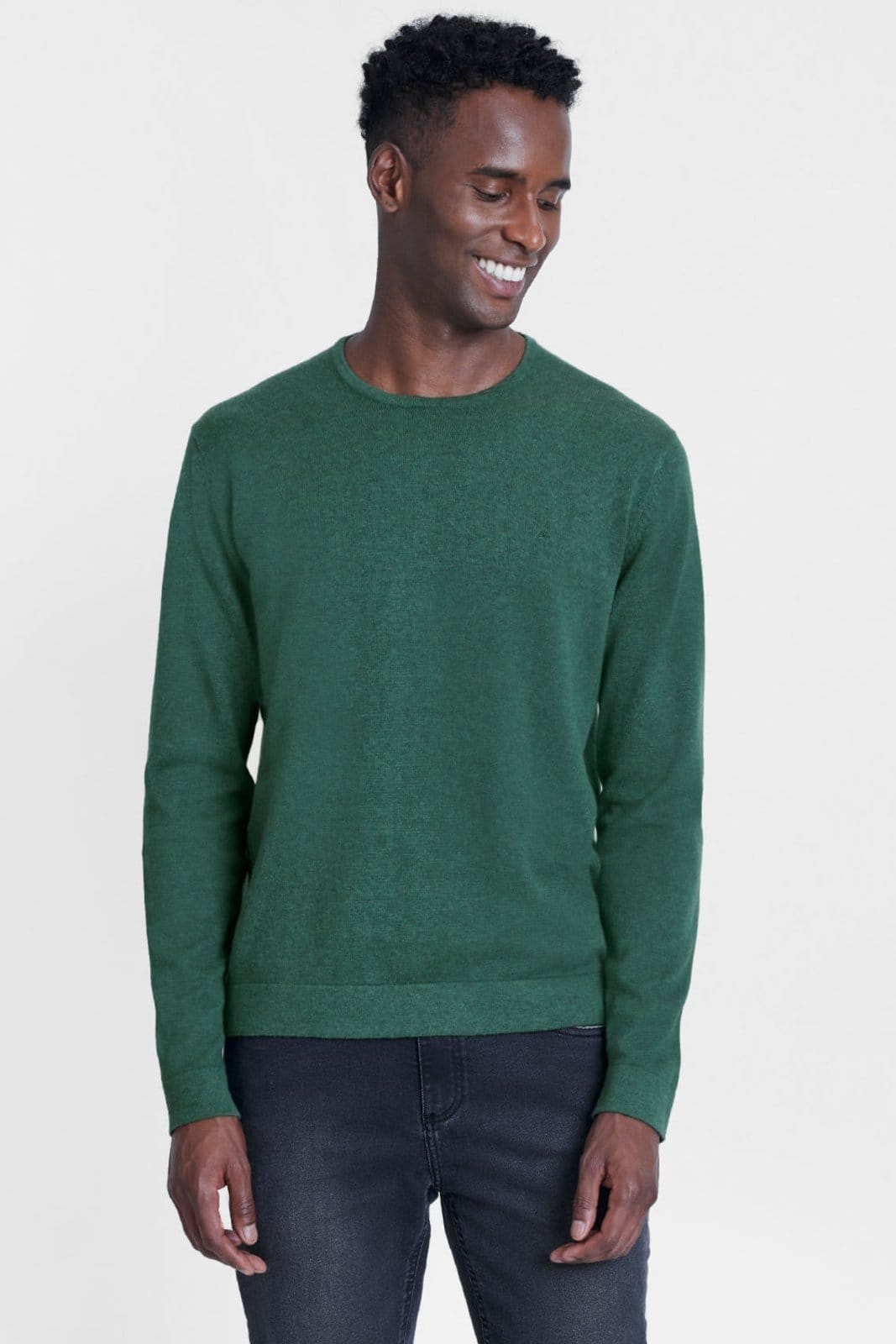 Tricot Aramis Manga Longa Gola Careca Militar