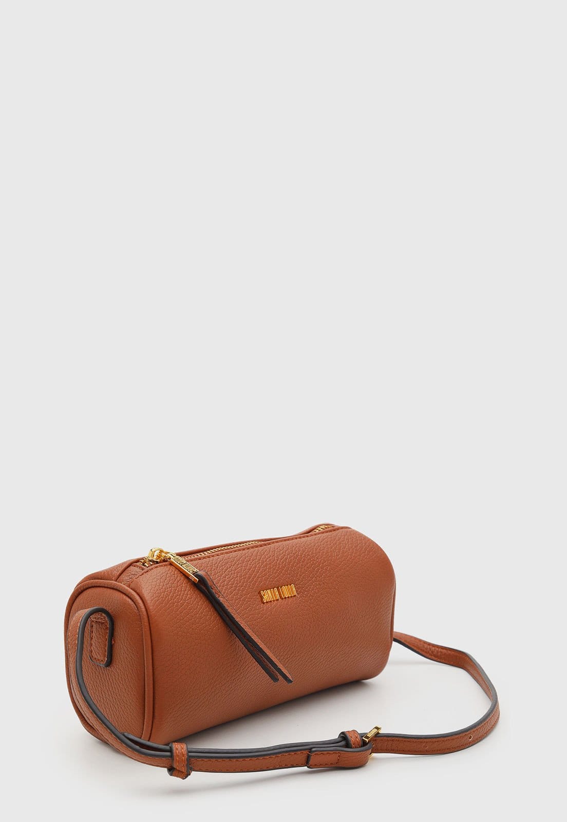 Vista 2 Bolsa Feminina Santa Lolla Pequena Cilíndrica Santa Lolla caramelo