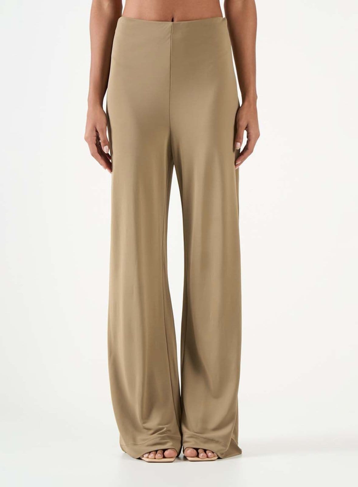 Calça Wide Leg Cós Médio Colcci CLC Paper