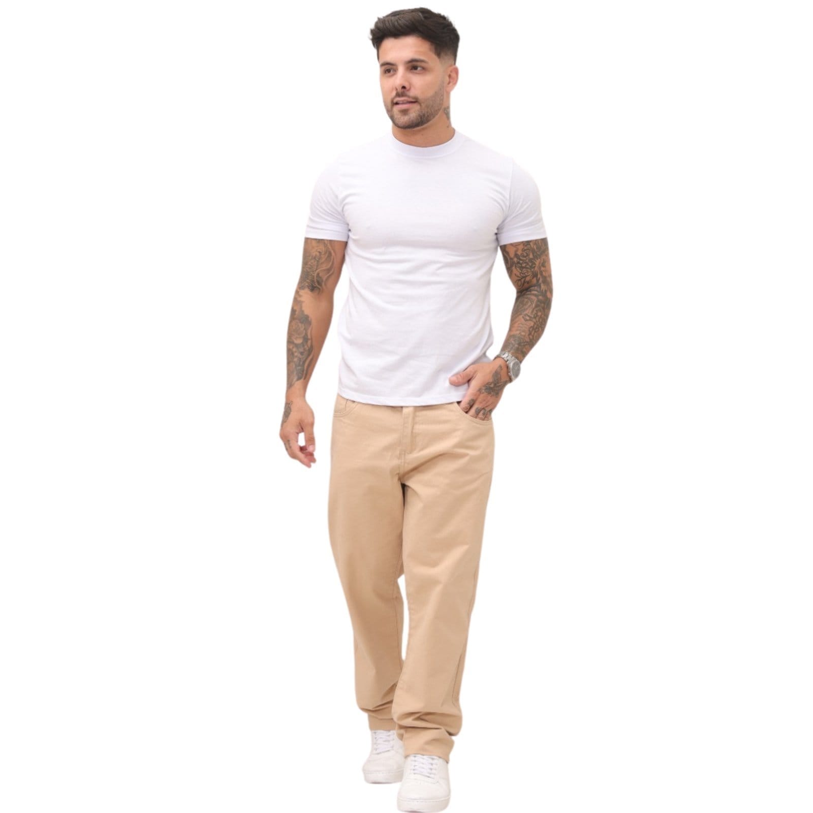 Calça Masculina Tradicional Balão Boca Larga