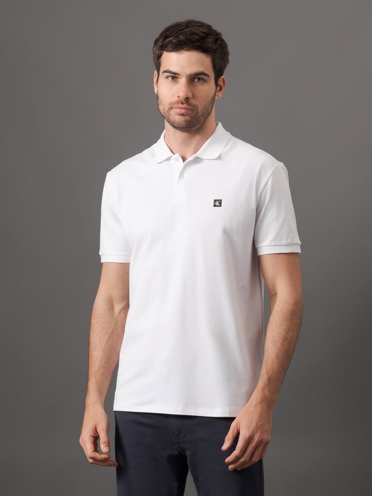 Polo Masculina Manga Curta em Piquet Calvin Klein Jeans 2