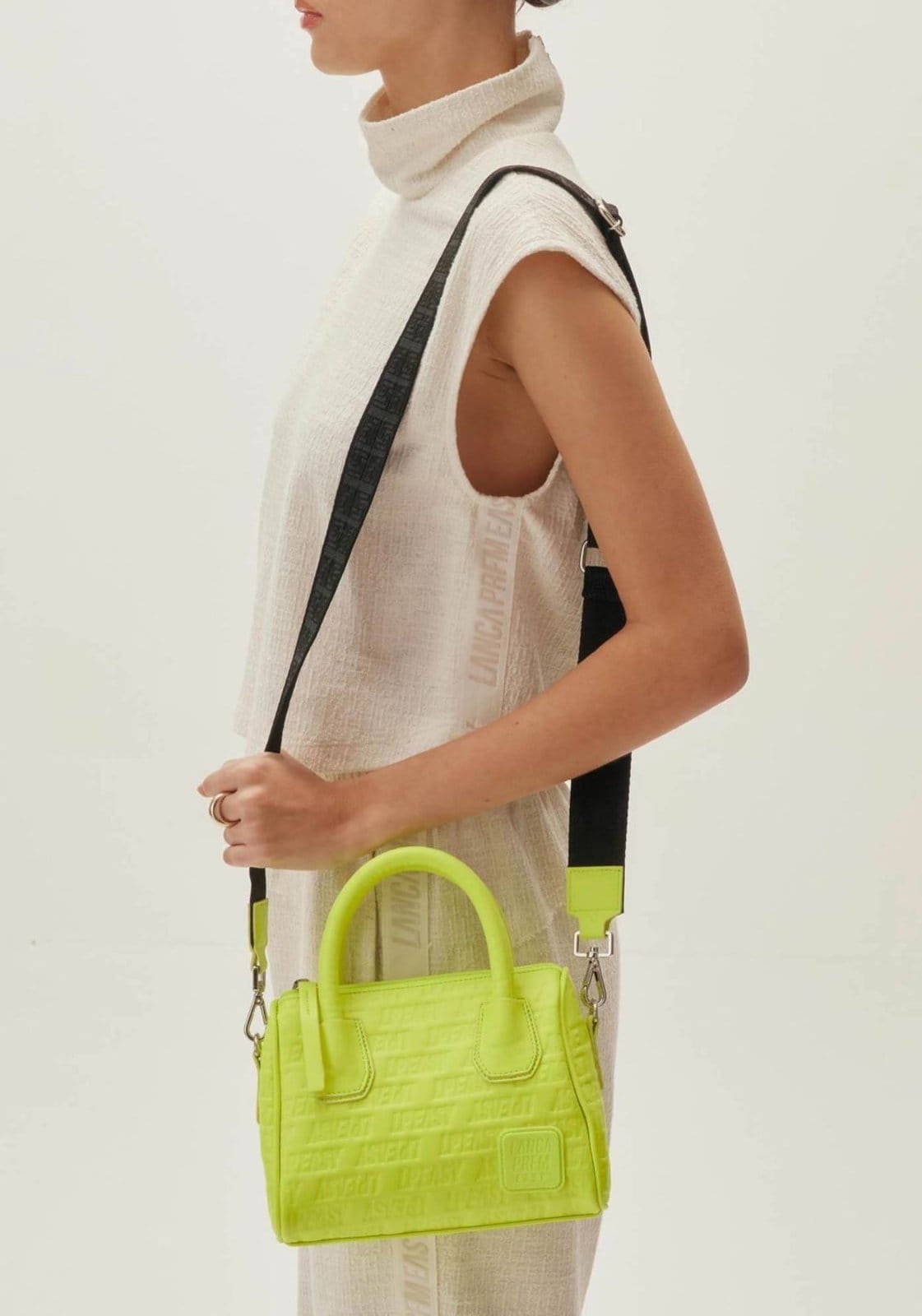 Vista 2 Bolsa Shoulder Com Logo Sport Easy preto