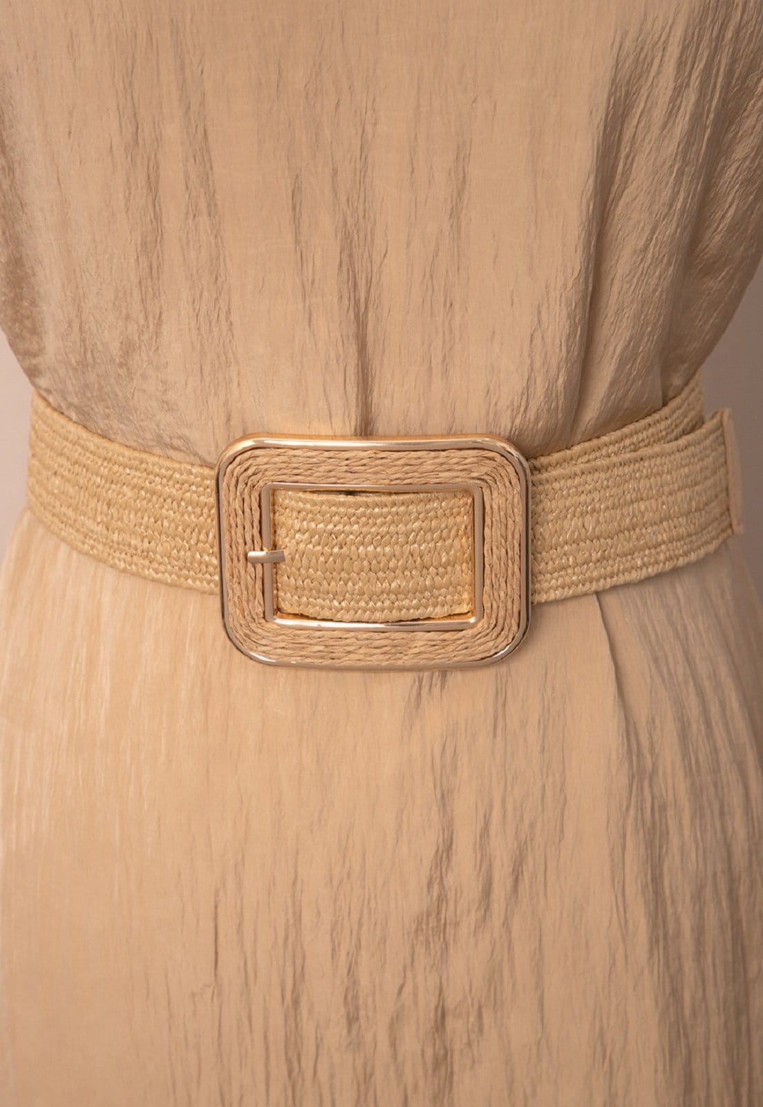 Cinto Cabanafree Inspiração Palha Elástico Escuro