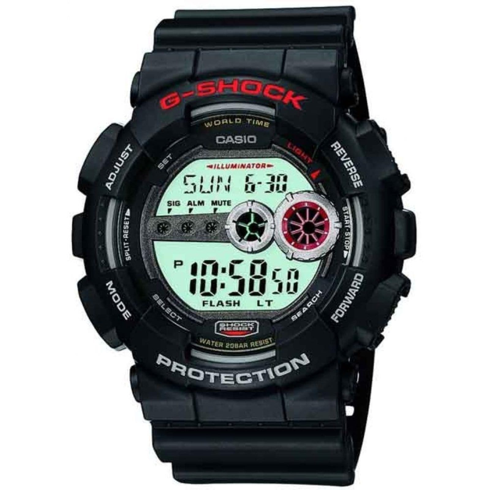 Vista principal Relógio G-Shock GD-100-1ADR Preto G-SHOCK incolor