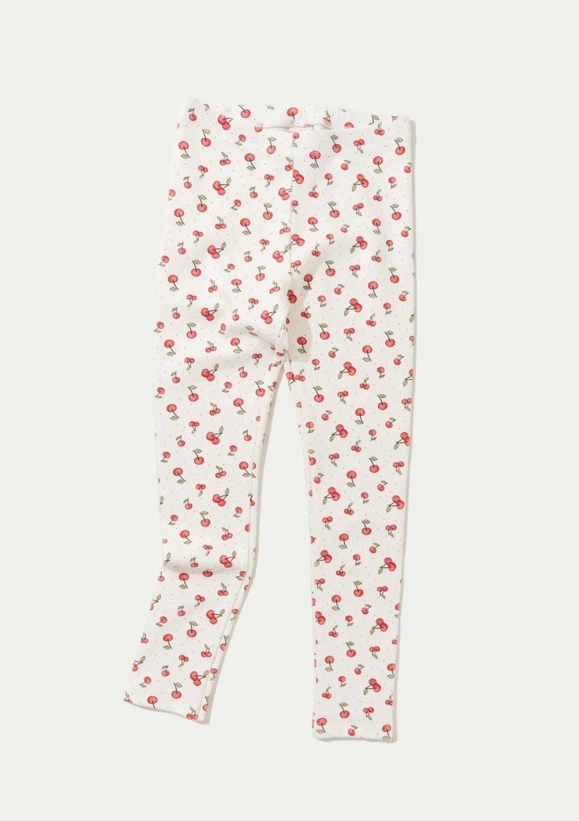 Vista 2 Infantil - Calça Legging Menina Estampada Em Ribana Hering Hering Kids branco