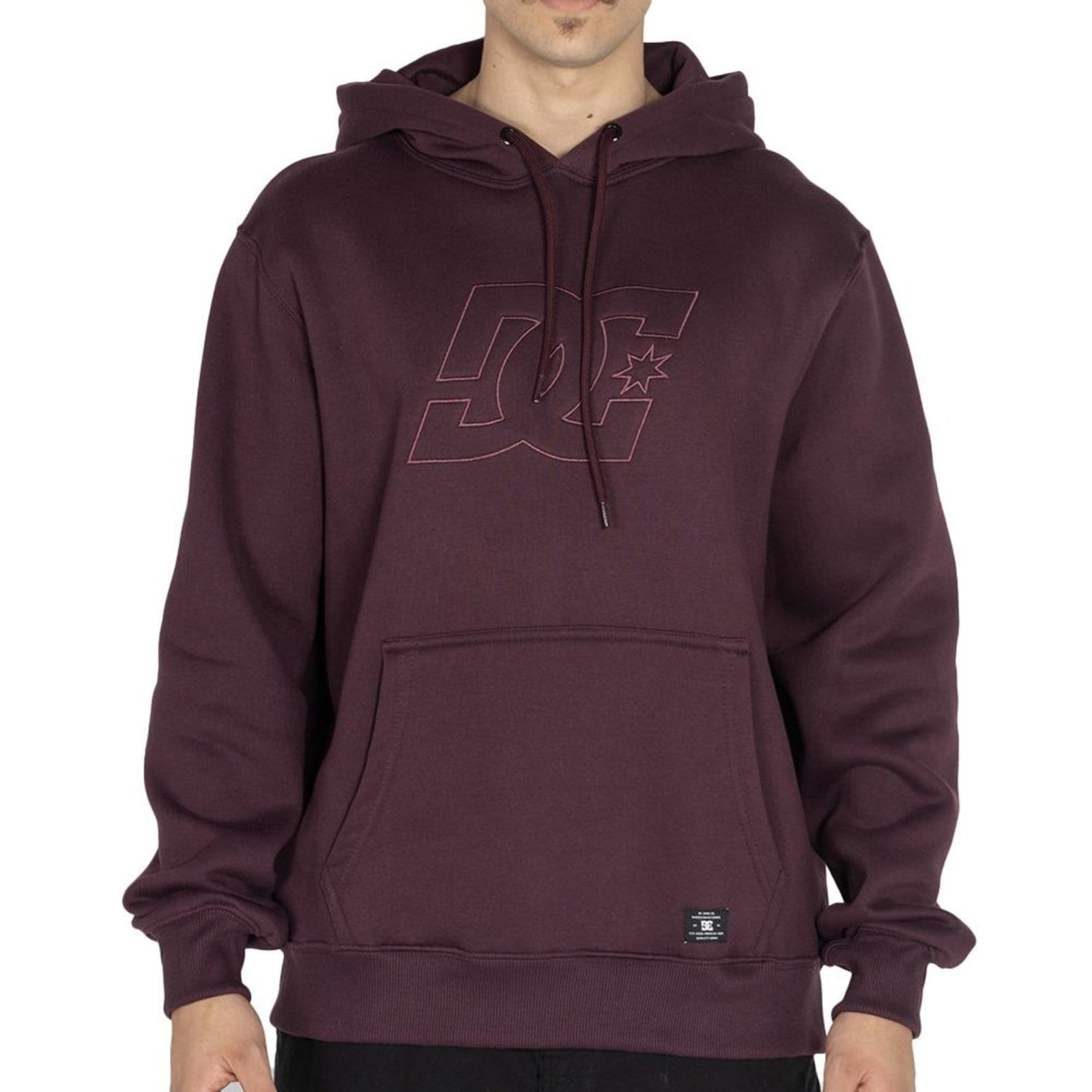 Moletom DC Shoes Canguru Pallet WT25 Masculino Bordô