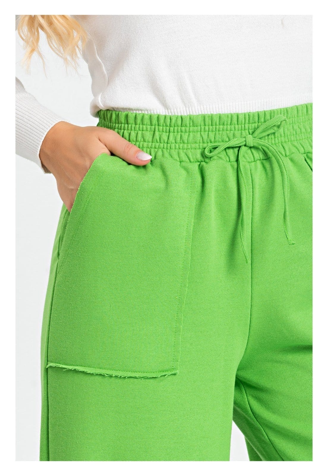 Calça Moletinho Wide Leg Val c/ Bolso