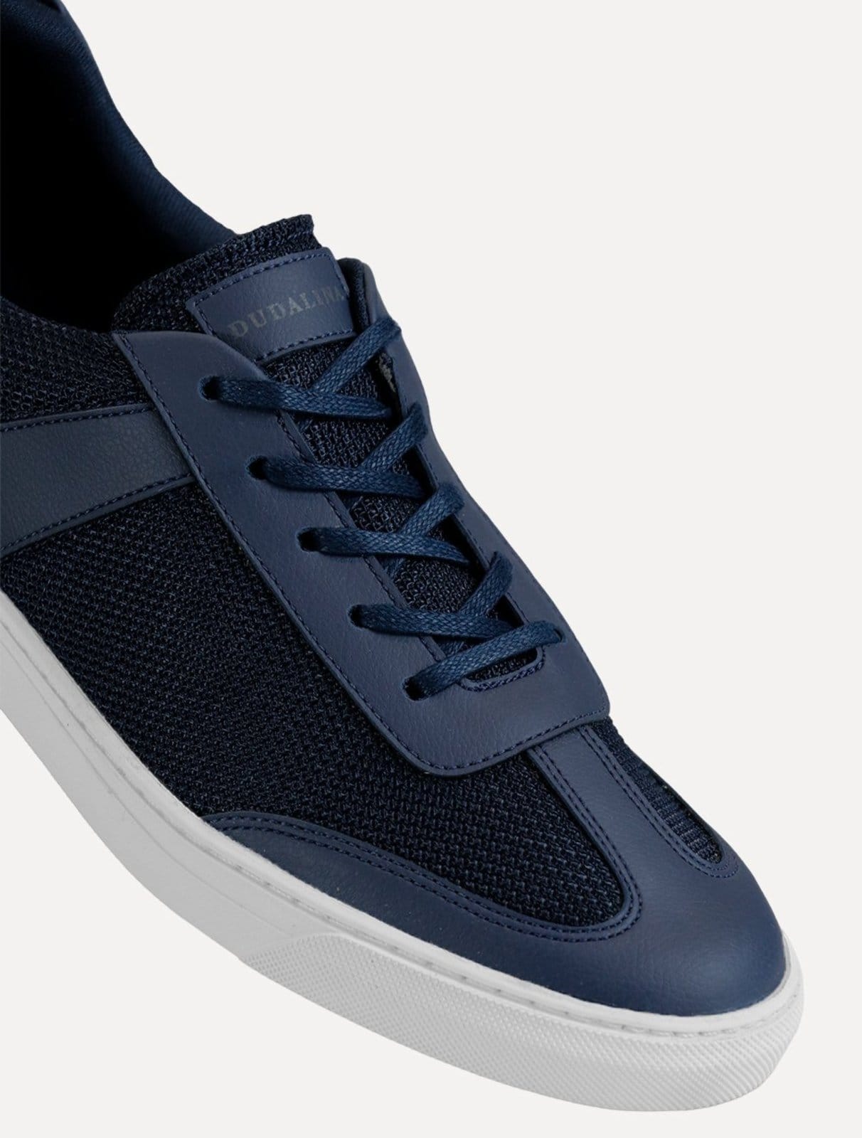 Vista 2 Tênis Dudalina Masculino SL Textil Sheepsky Altar Marinho Dudalina azul