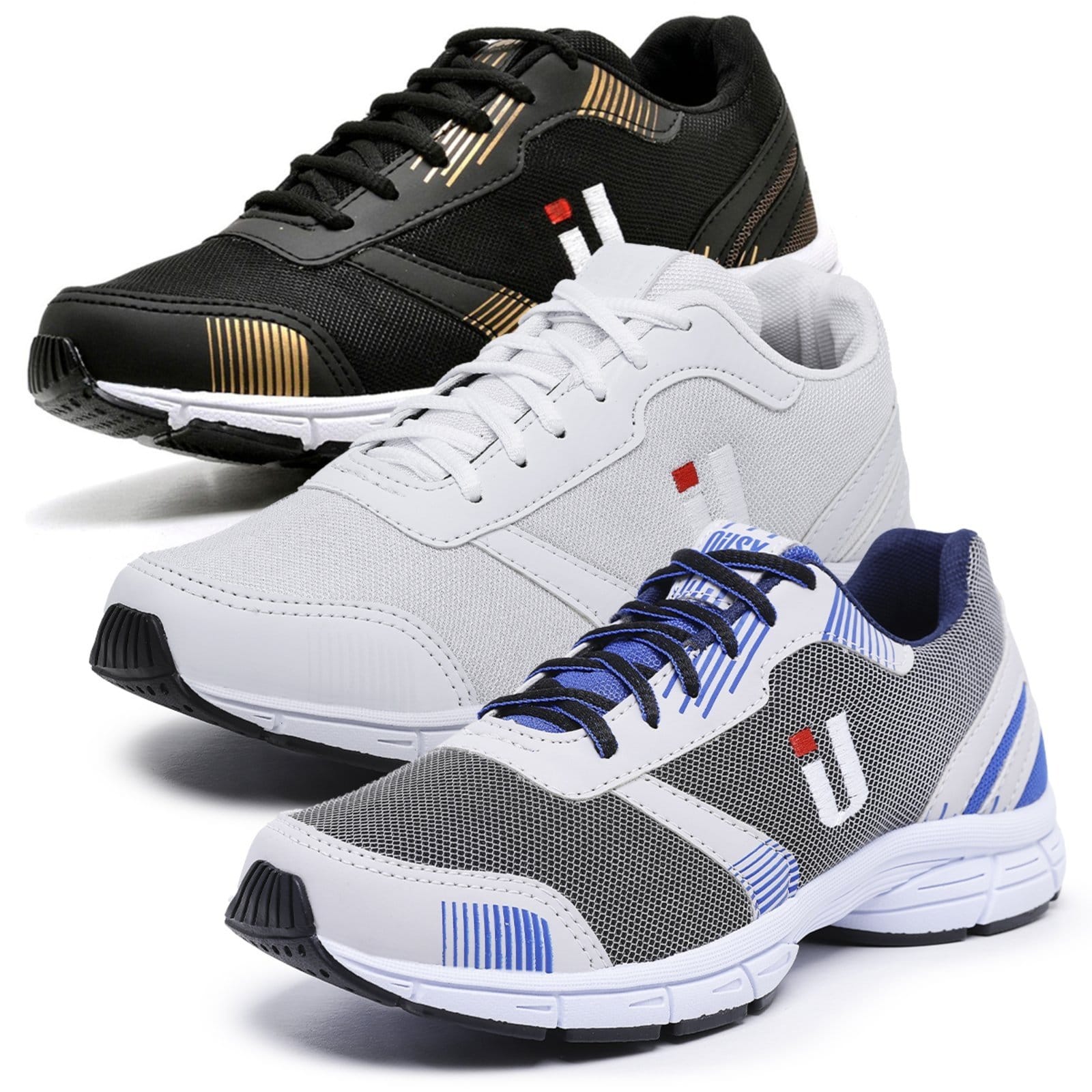 Kit 3 Pares Tênis Masculino Casual Esportivo Caminhada Academia Corrida Leve Super Macio com e Oferta