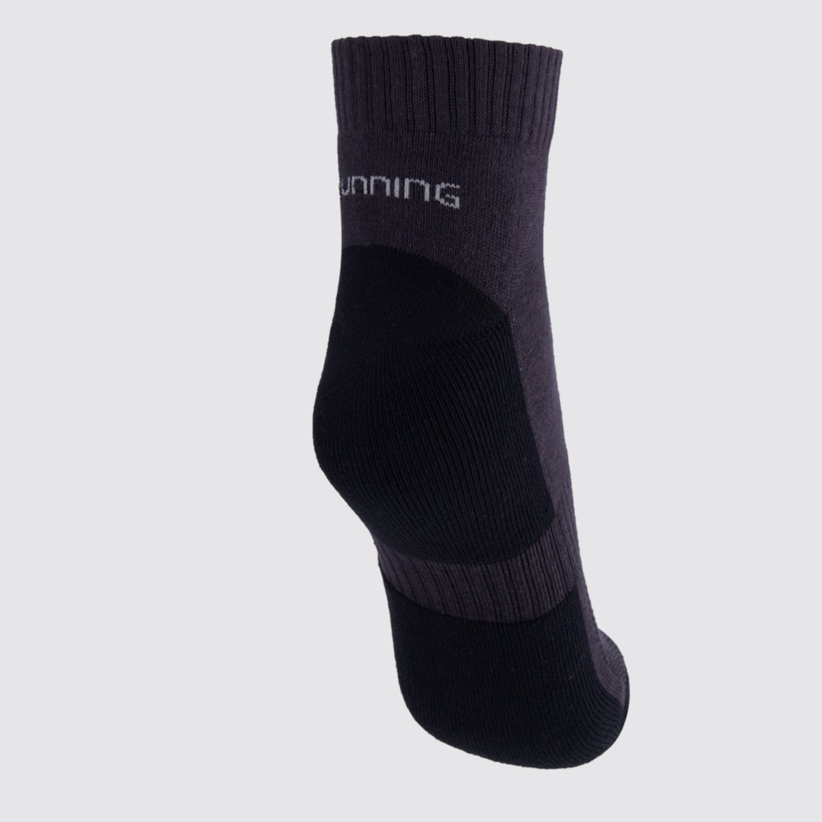 Vista 2 Meia Selene Performance Cano Baixo Cinza e Preta SELENE preto