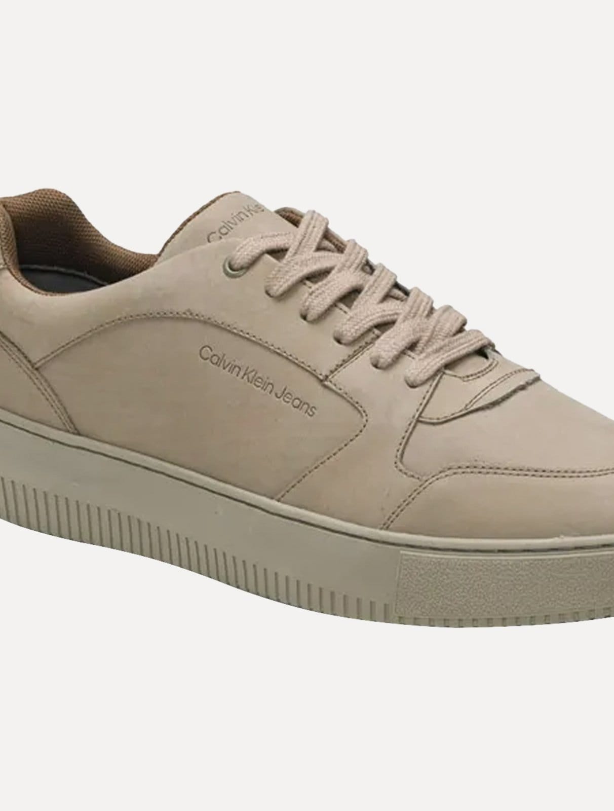 Vista 2 Tênis Calvin Klein Masculino Chunky Unicolor Claro Calvin Klein cáqui
