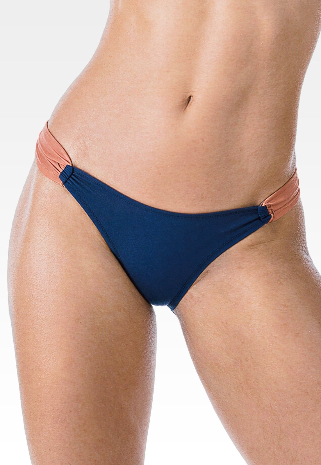 Calcinha de Biquíni Summer Soul Empina Bumbum Azul Com Faixa Lateral