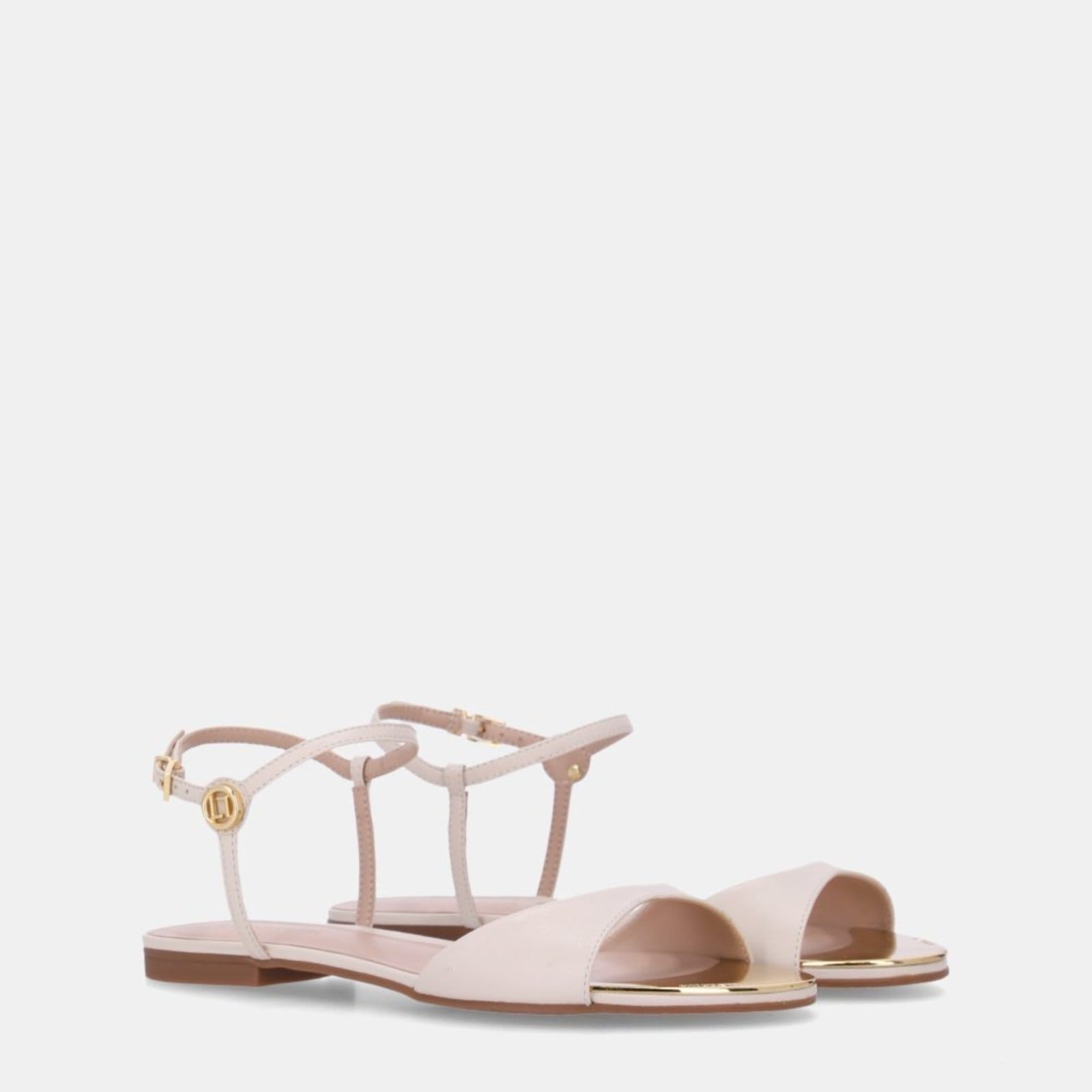 Vista 2 Sandália Rasteira Luz da Lua - 53120039 Luz Da Lua Off-white Luz Da Lua off-white white