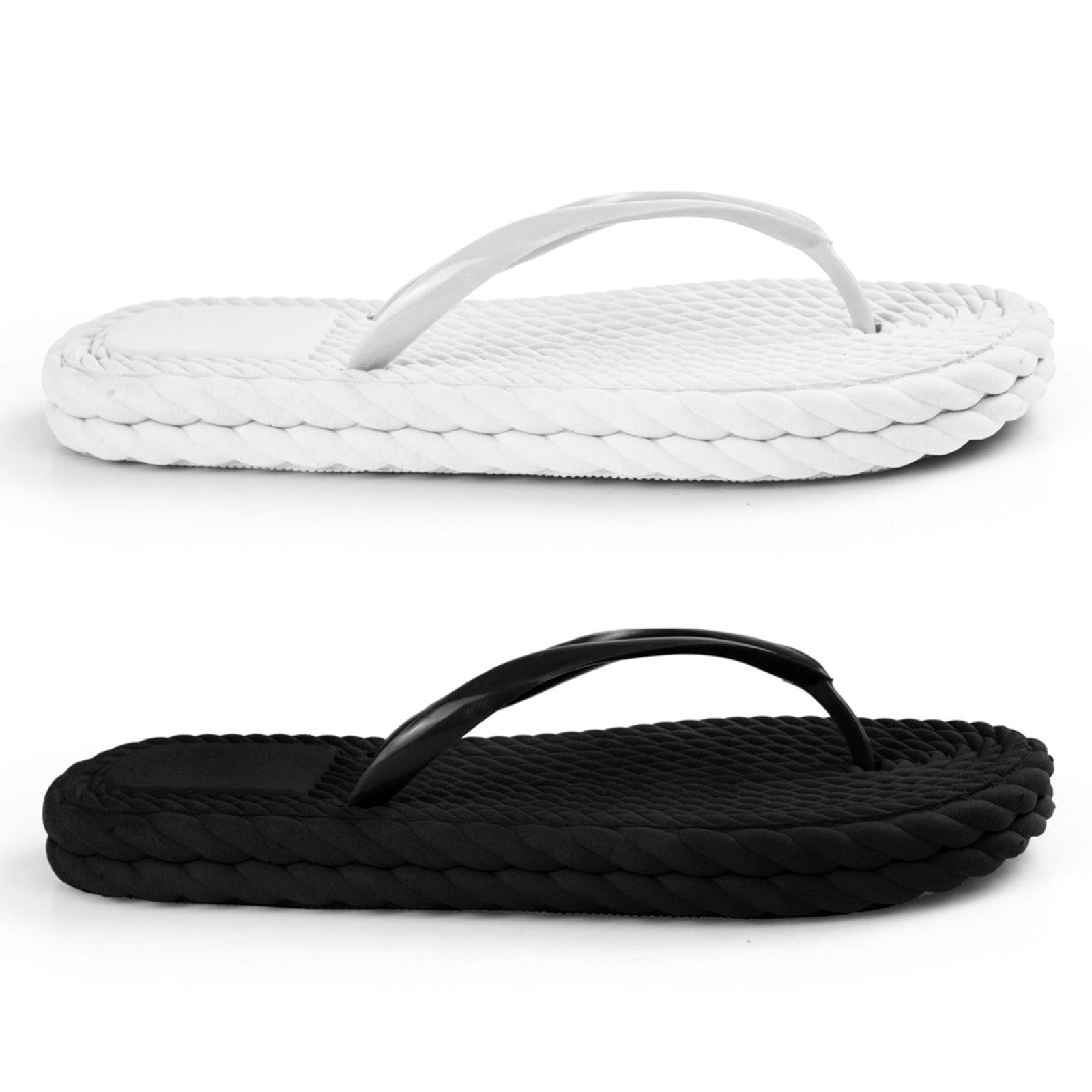 Kit 2 Chinelo Feminino Nuvem Rasteirinha Anatômica Ortopédico Off-White