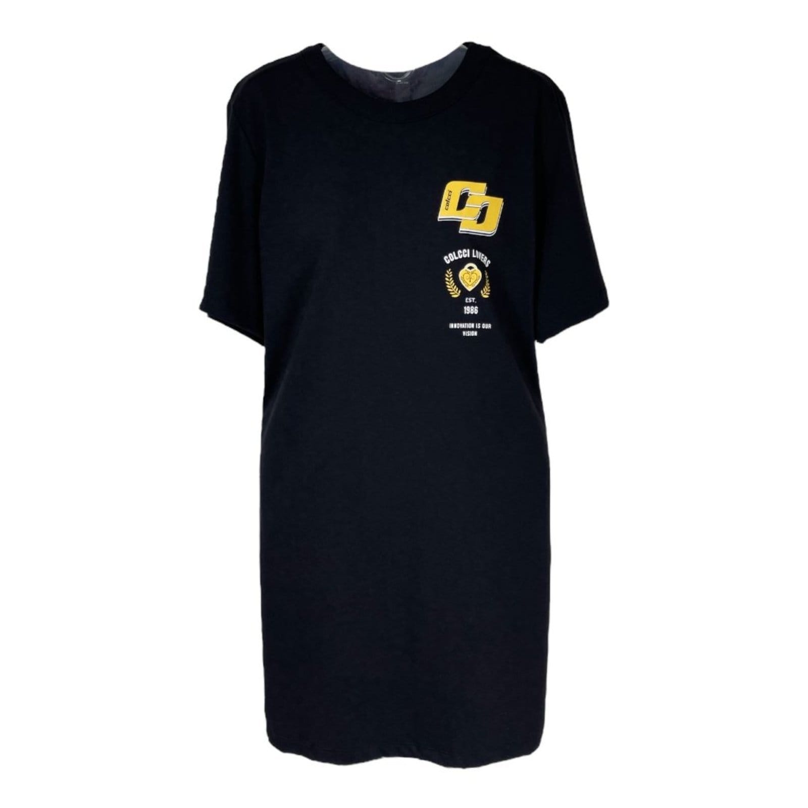 Vestido T-shirt Com Logo Colcci